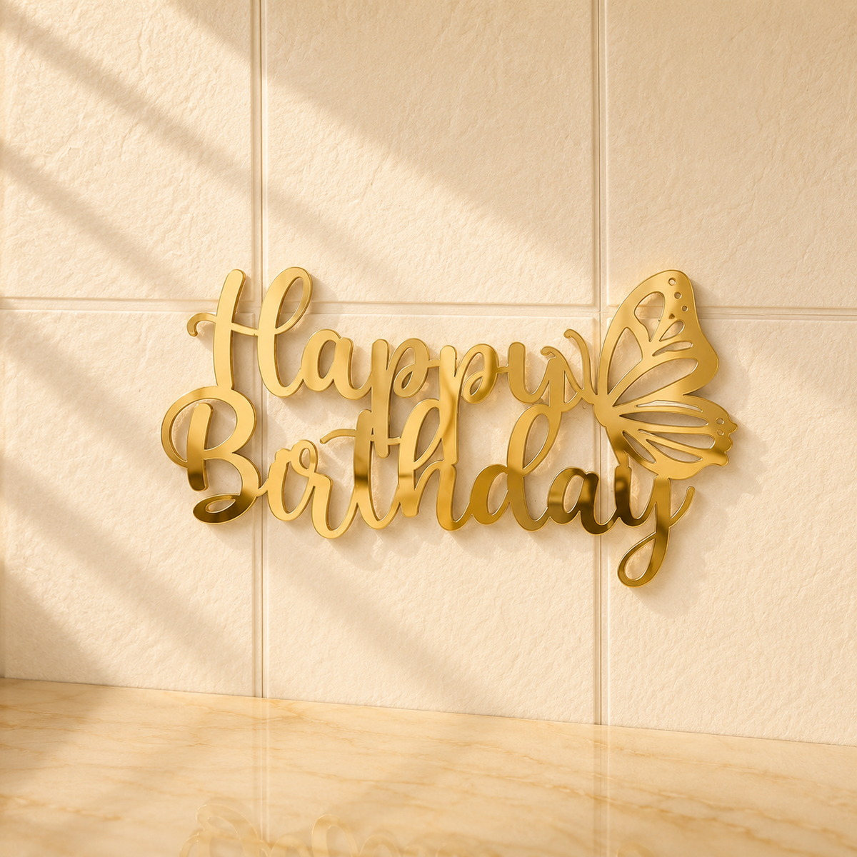 Happy Birthday Acrylic Cutout