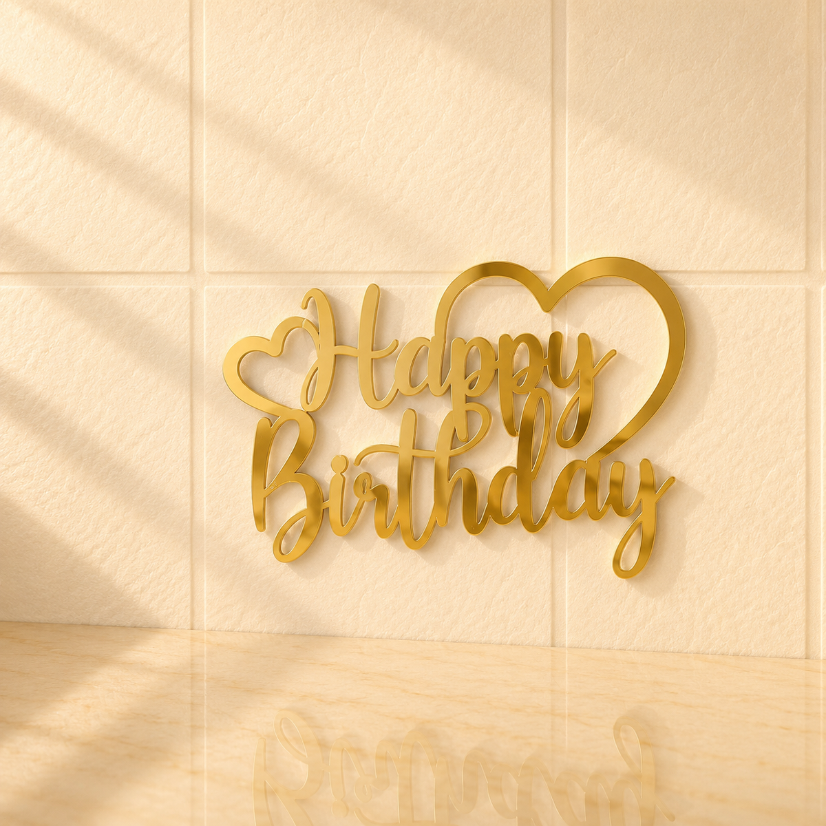 Happy Birthday Acrylic Cutout