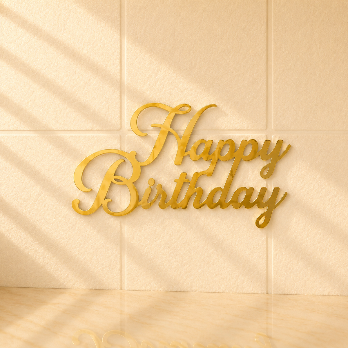 Happy Birthday Acrylic Cutout