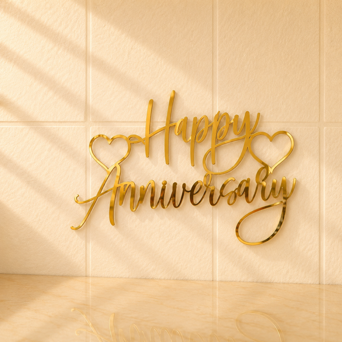 Happy Anniversary Acrylic cutout