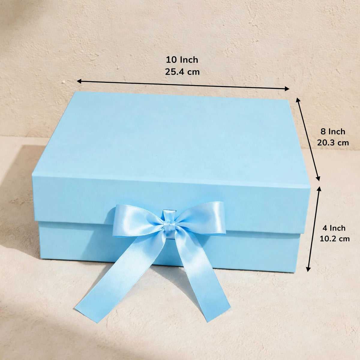Plain Ribbon Box ( 10 × 8 × 4 )
