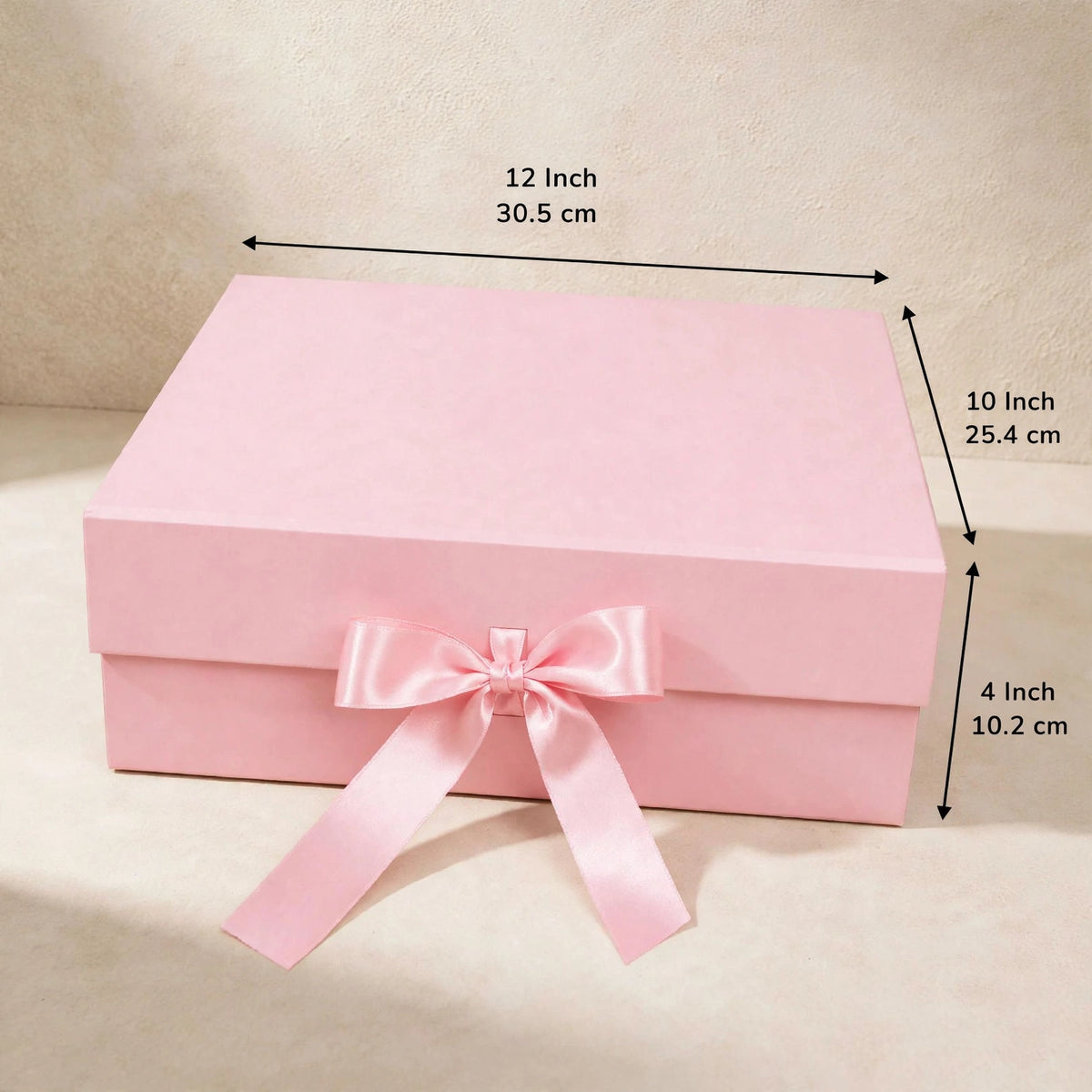 Plain Ribbon Box (12 × 10 × 4)