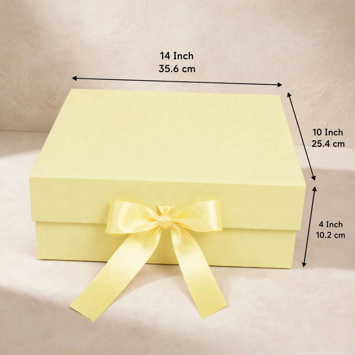 Plain Ribbon Box ( 14 × 10 × 4 ) A4