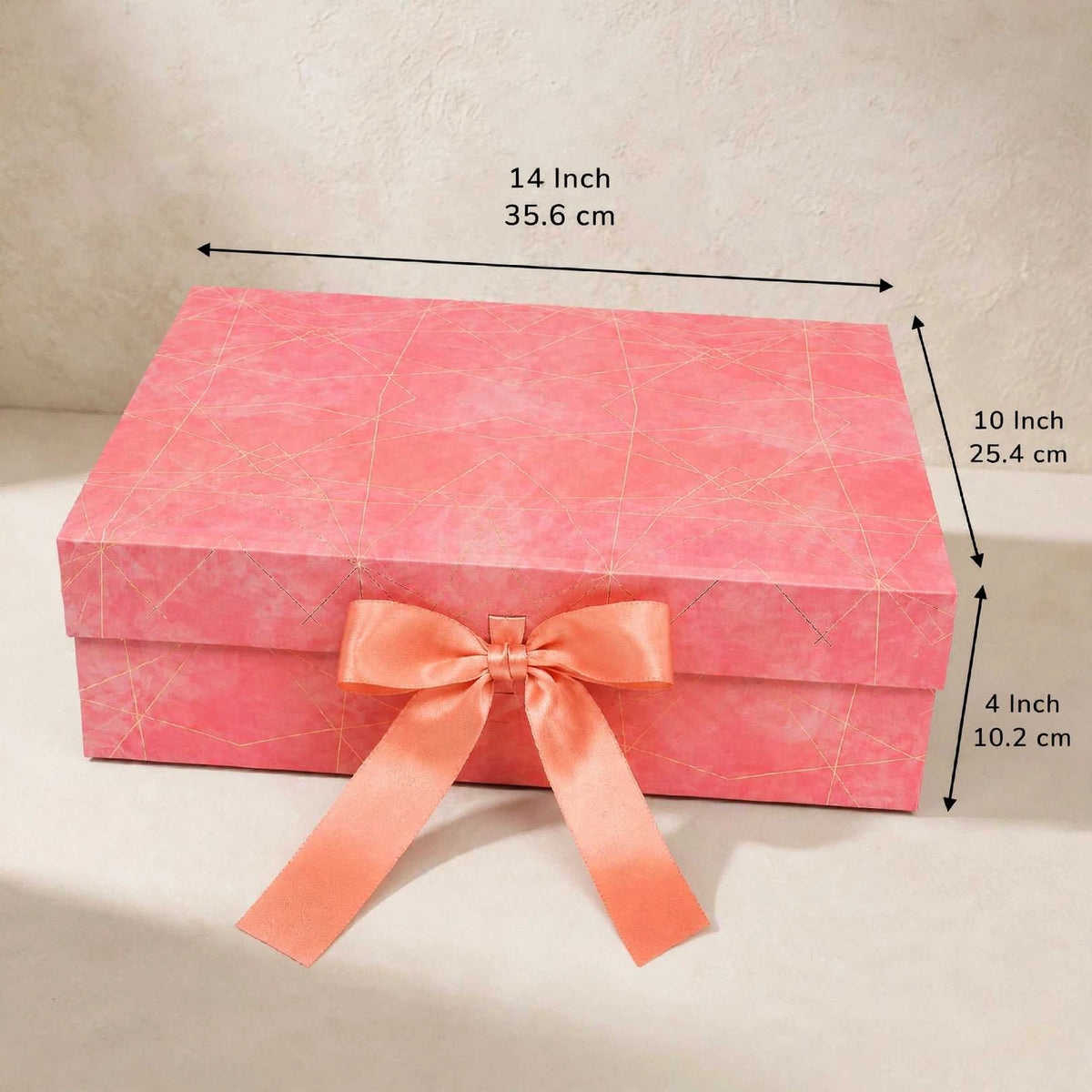 Printed Ribbon Box (14 × 10 × 4 )
