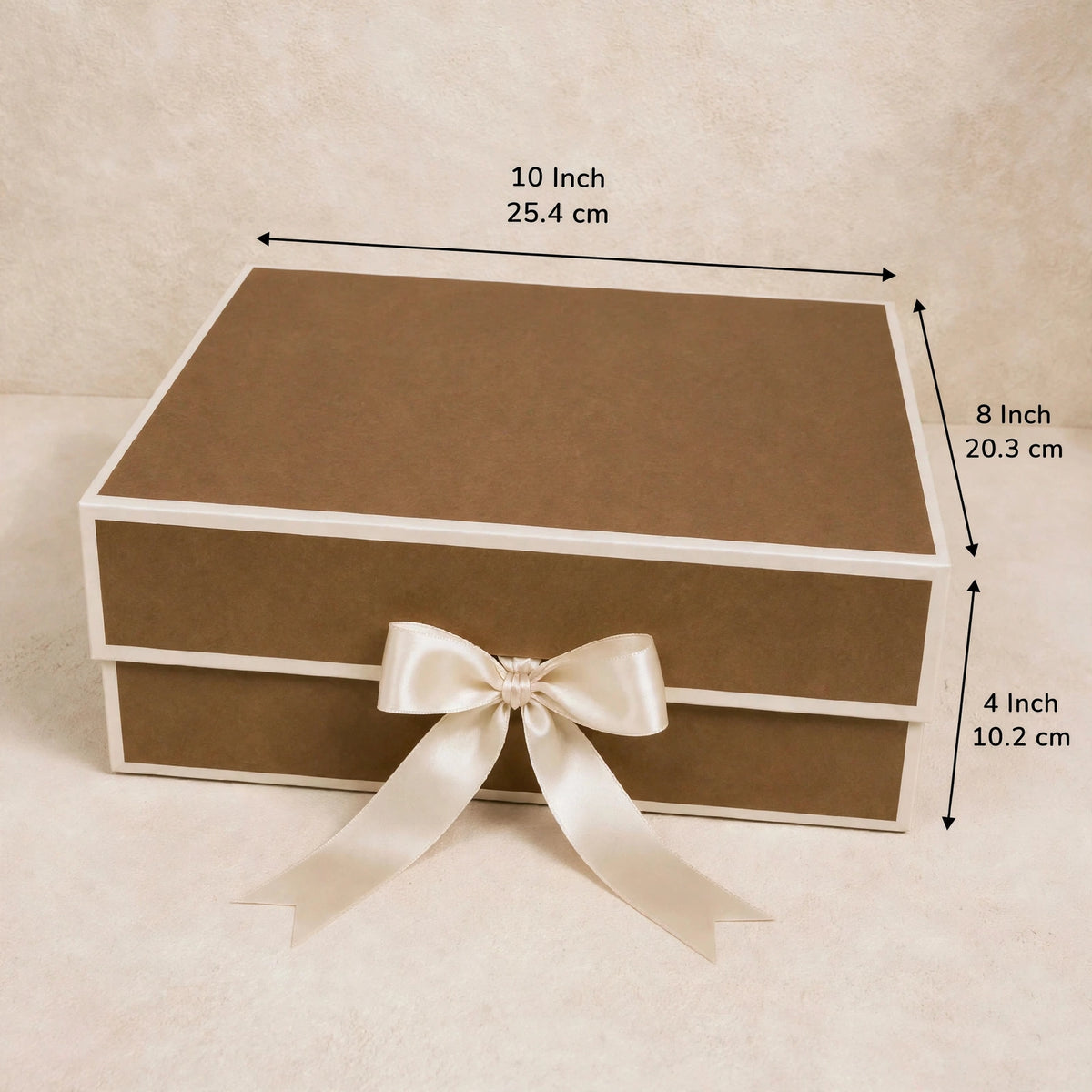 Plain Ribbon Box ( 10 × 8 × 4 )