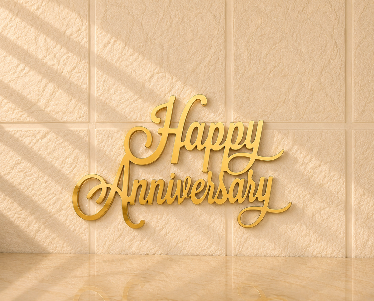 Happy Anniversary Acrylic cutout