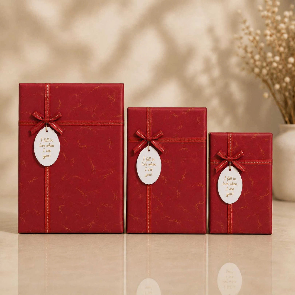 Rectangle Gift box ( Red )