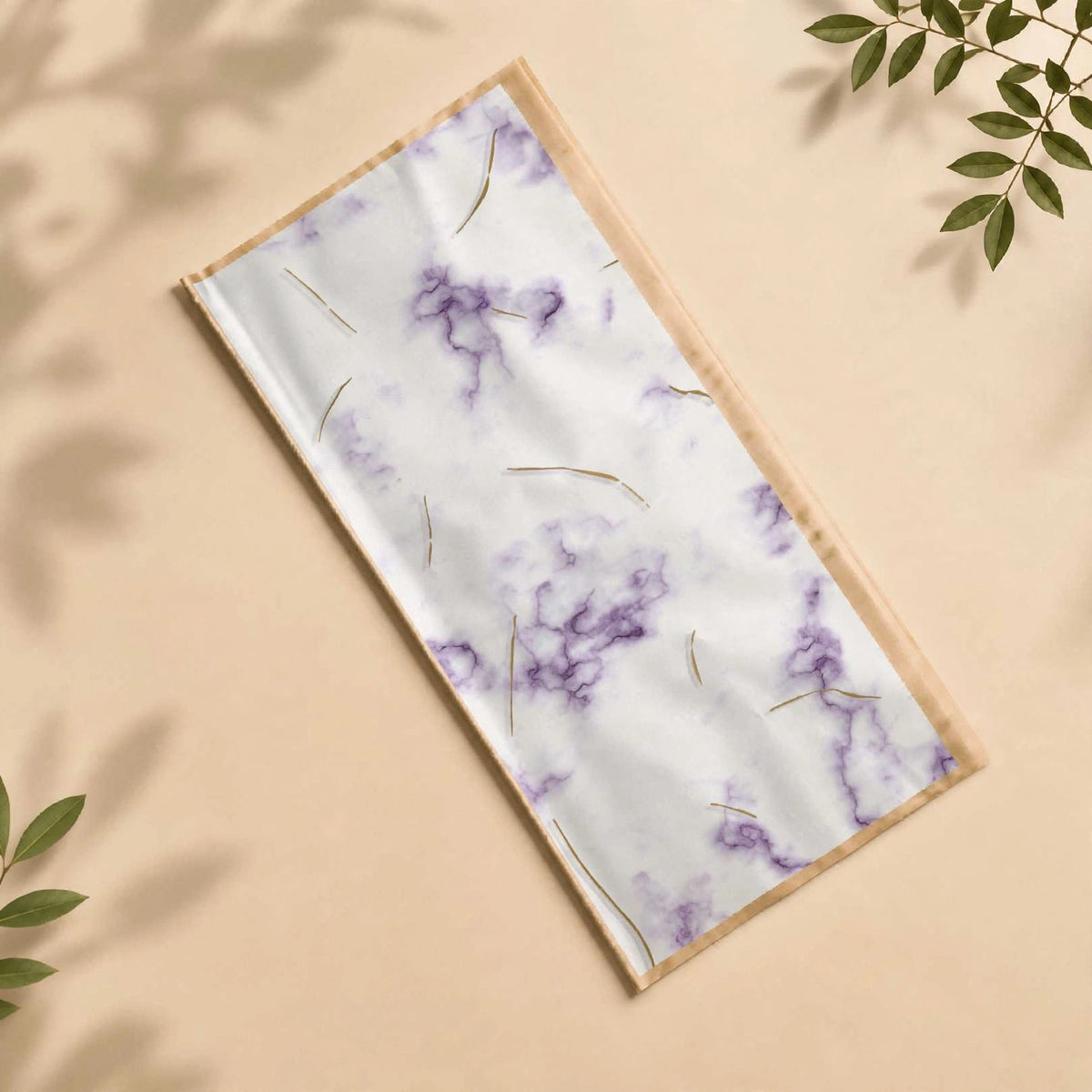 Boquet sheet ( Marble purple)