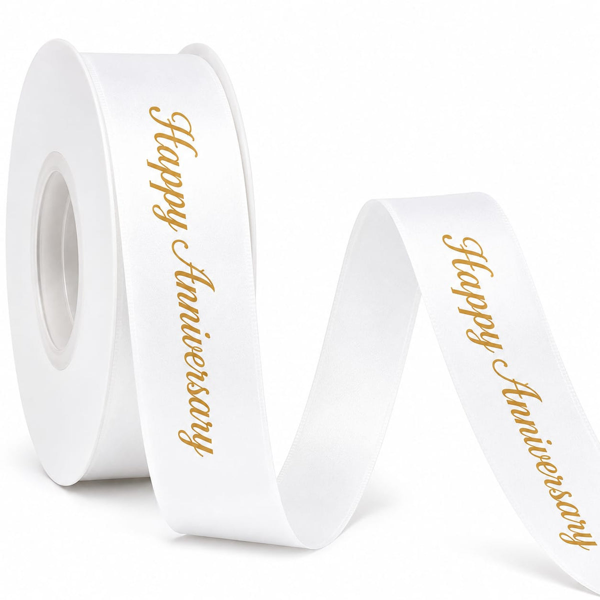 Printed Satin Ribbon ( Happy Anniversary)
