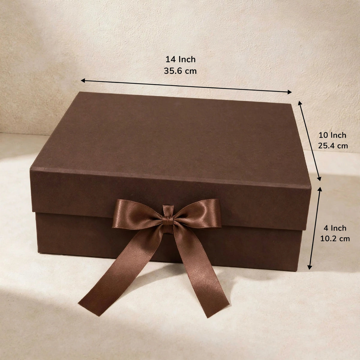 Plain Ribbon Box ( 14 × 10 × 4 ) A4