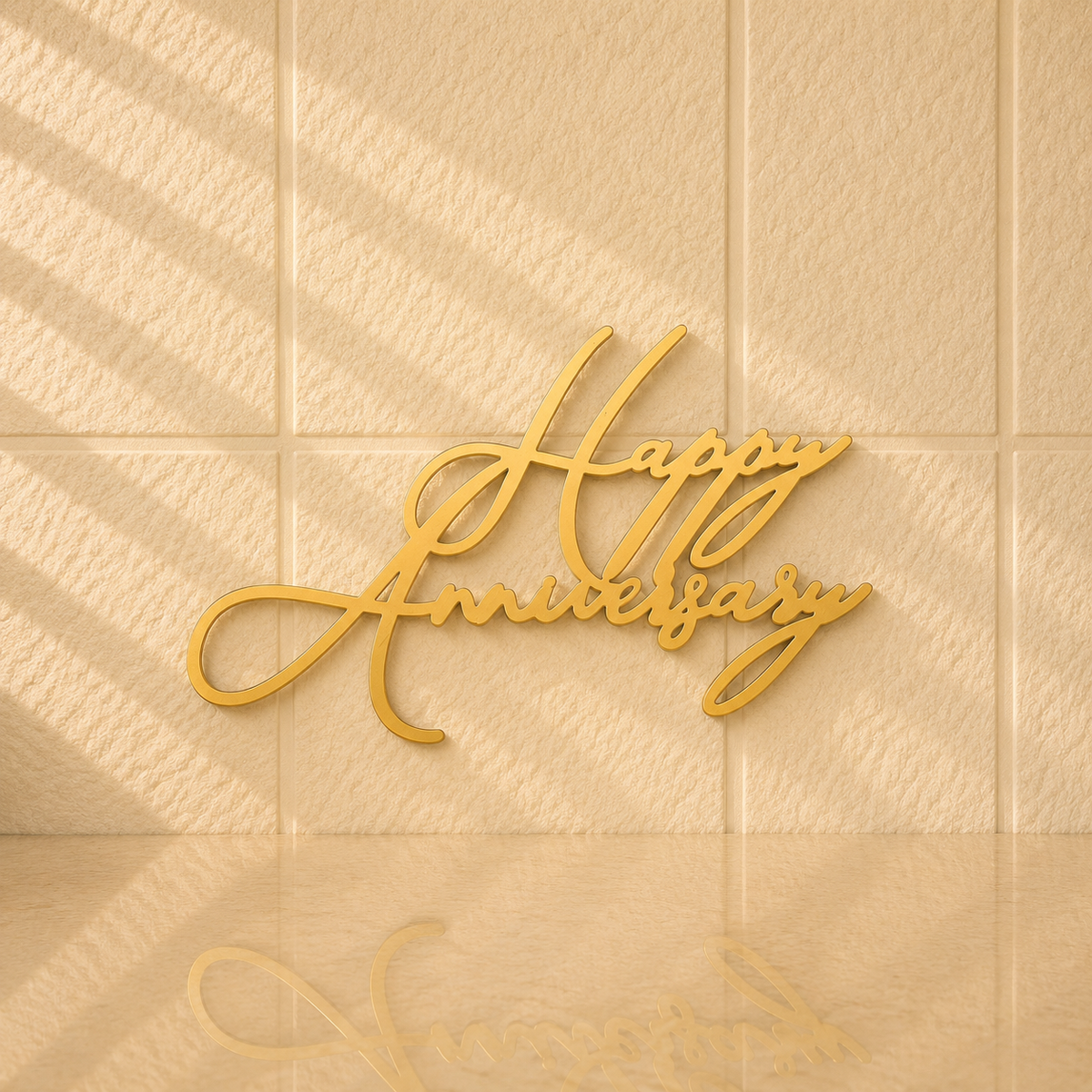 Happy Anniversary Acrylic cutout