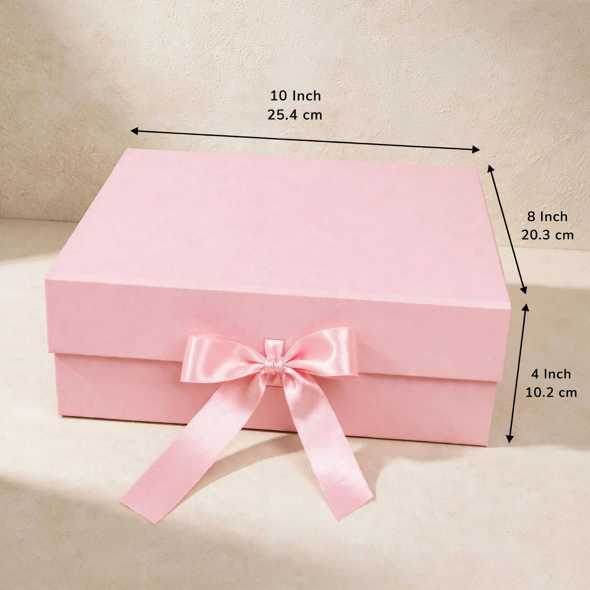 Plain Ribbon Box ( 10 × 8 × 4 )