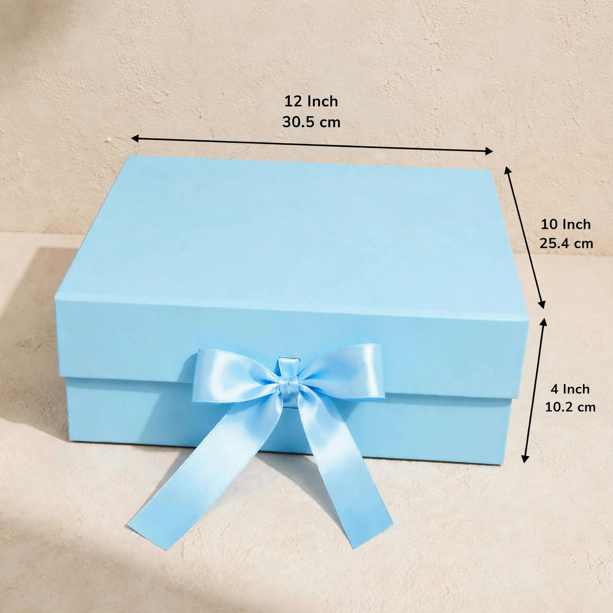Plain Ribbon Box (12 × 10 × 4)