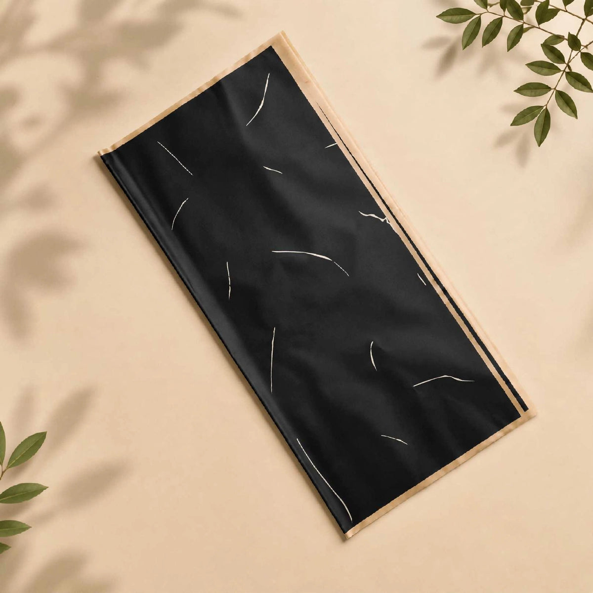 Boquet sheet ( Marble black )
