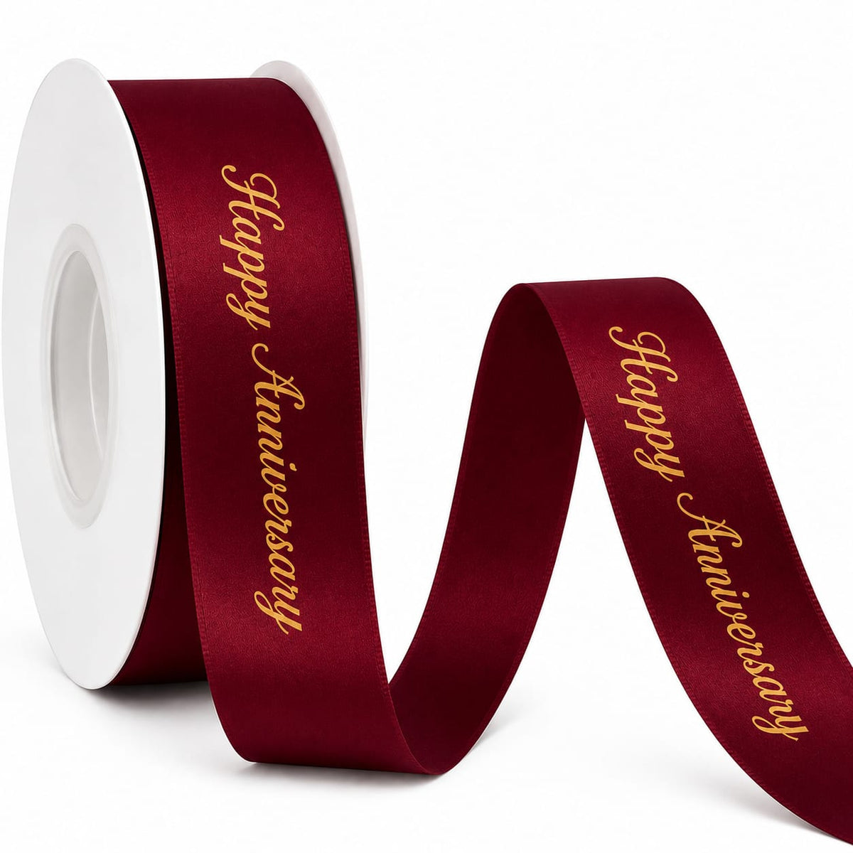 Printed Satin Ribbon ( Happy Anniversary)