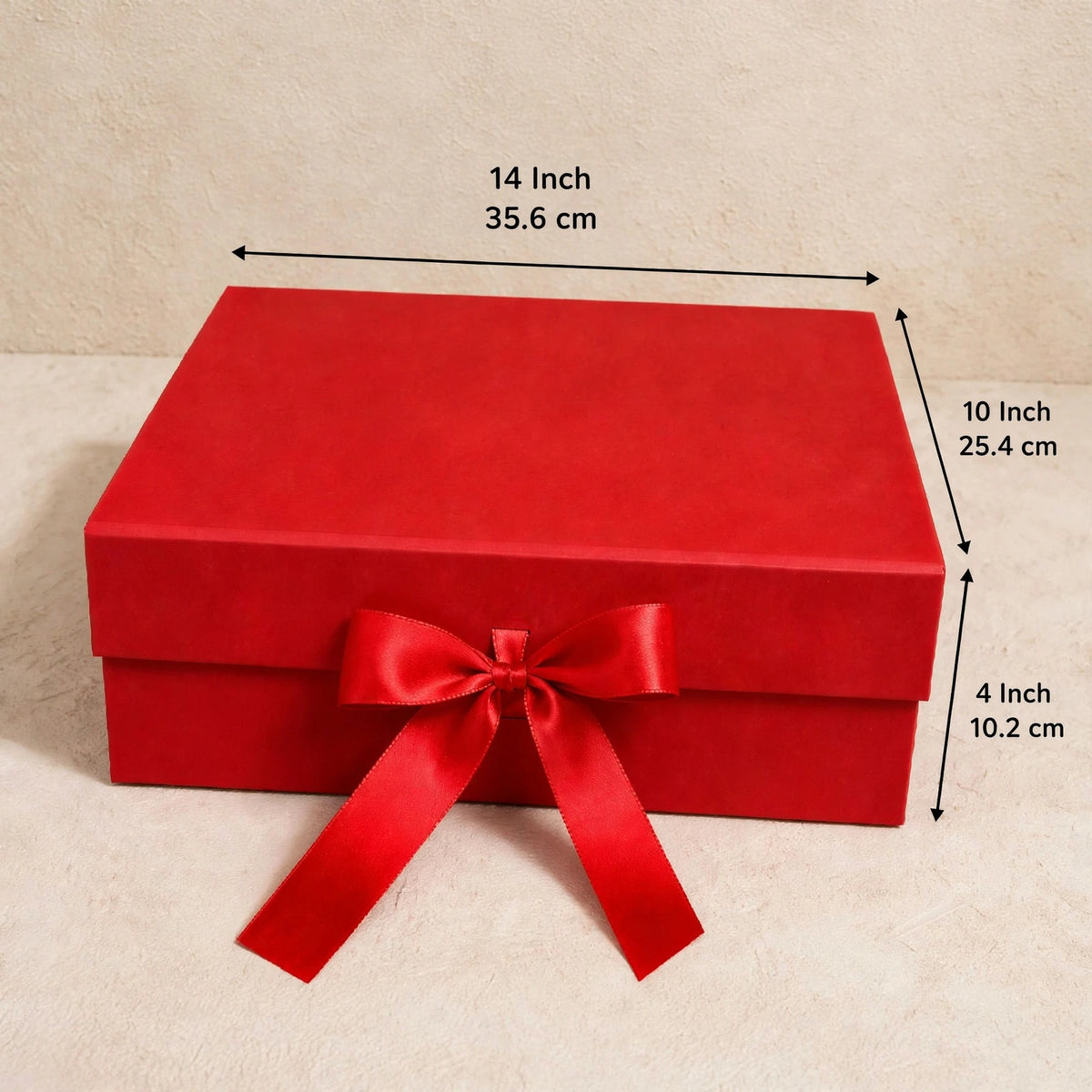 Plain Ribbon Box ( 14 × 10 × 4 ) A4