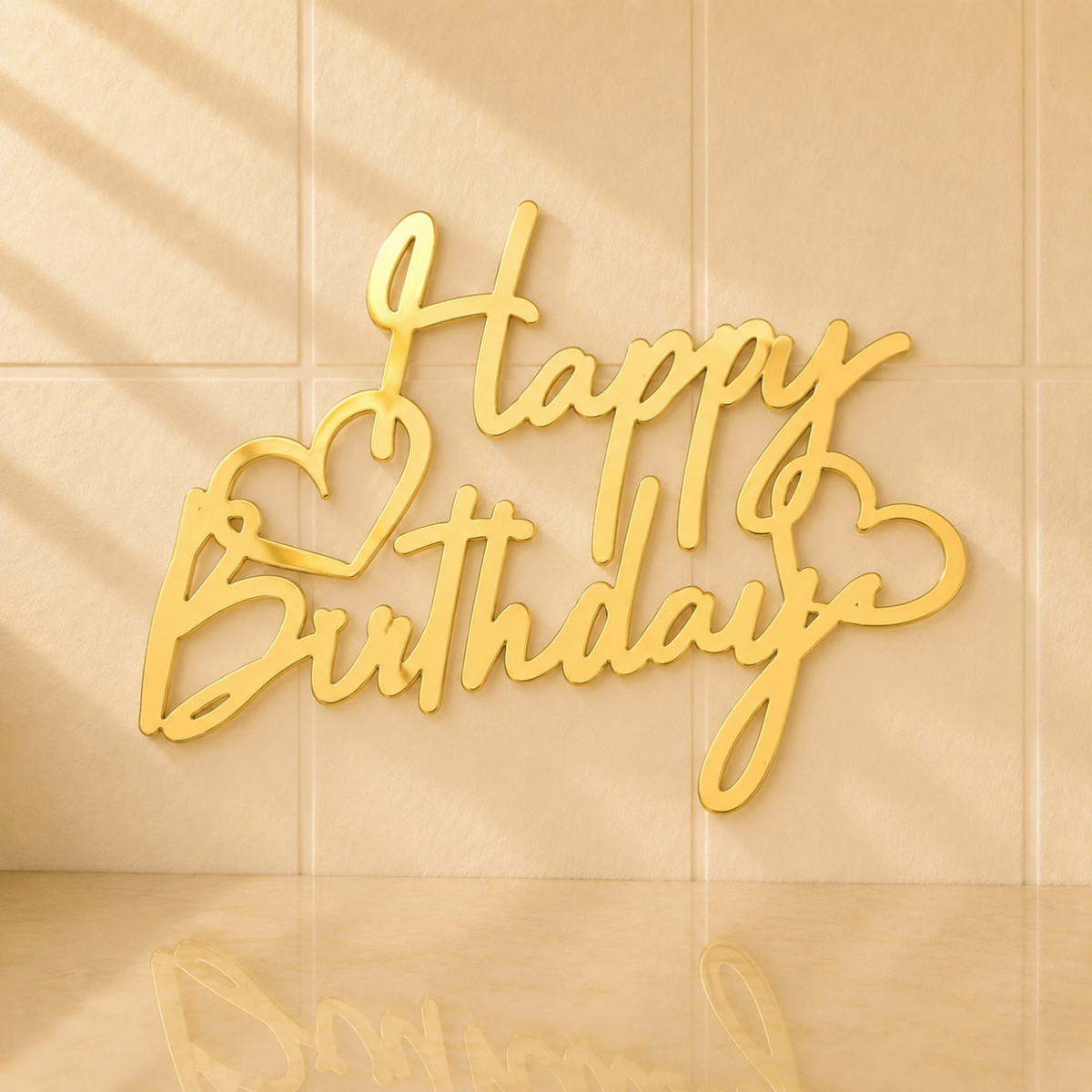 Happy Birthday Acrylic Cutout