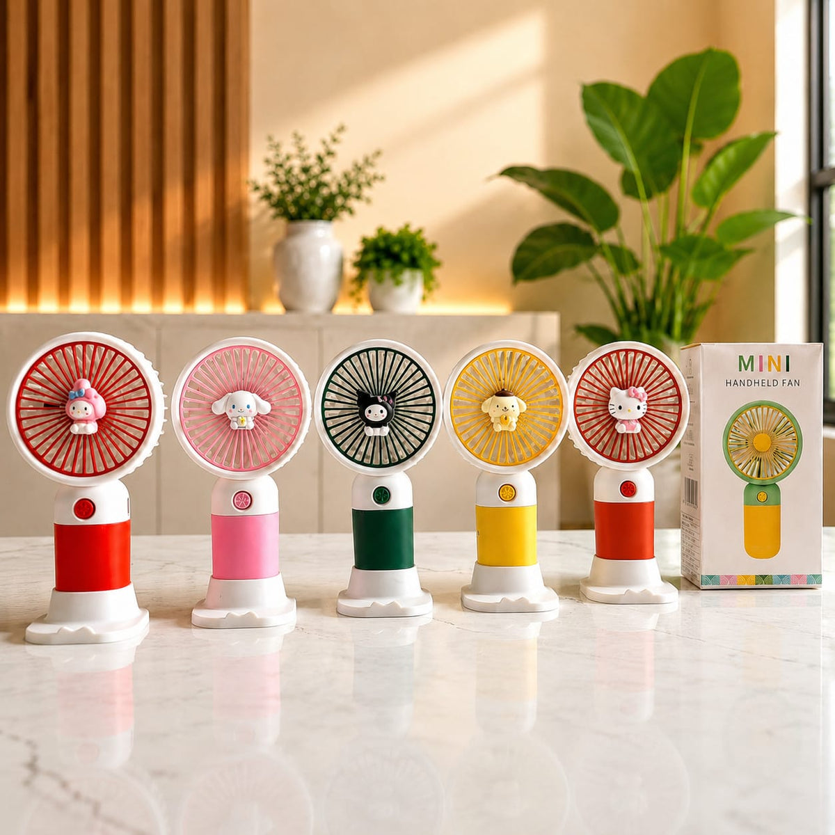 Mini handheld fan ( Assorted colours)