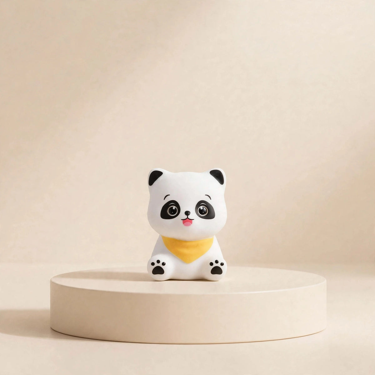 Mini Toy ( panda with yellow Bib )