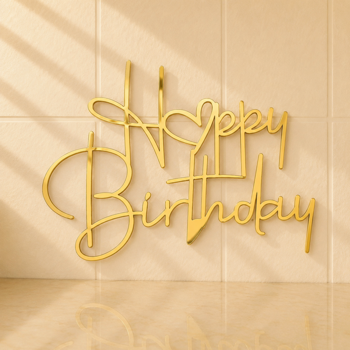Happy Birthday Acrylic Cutout