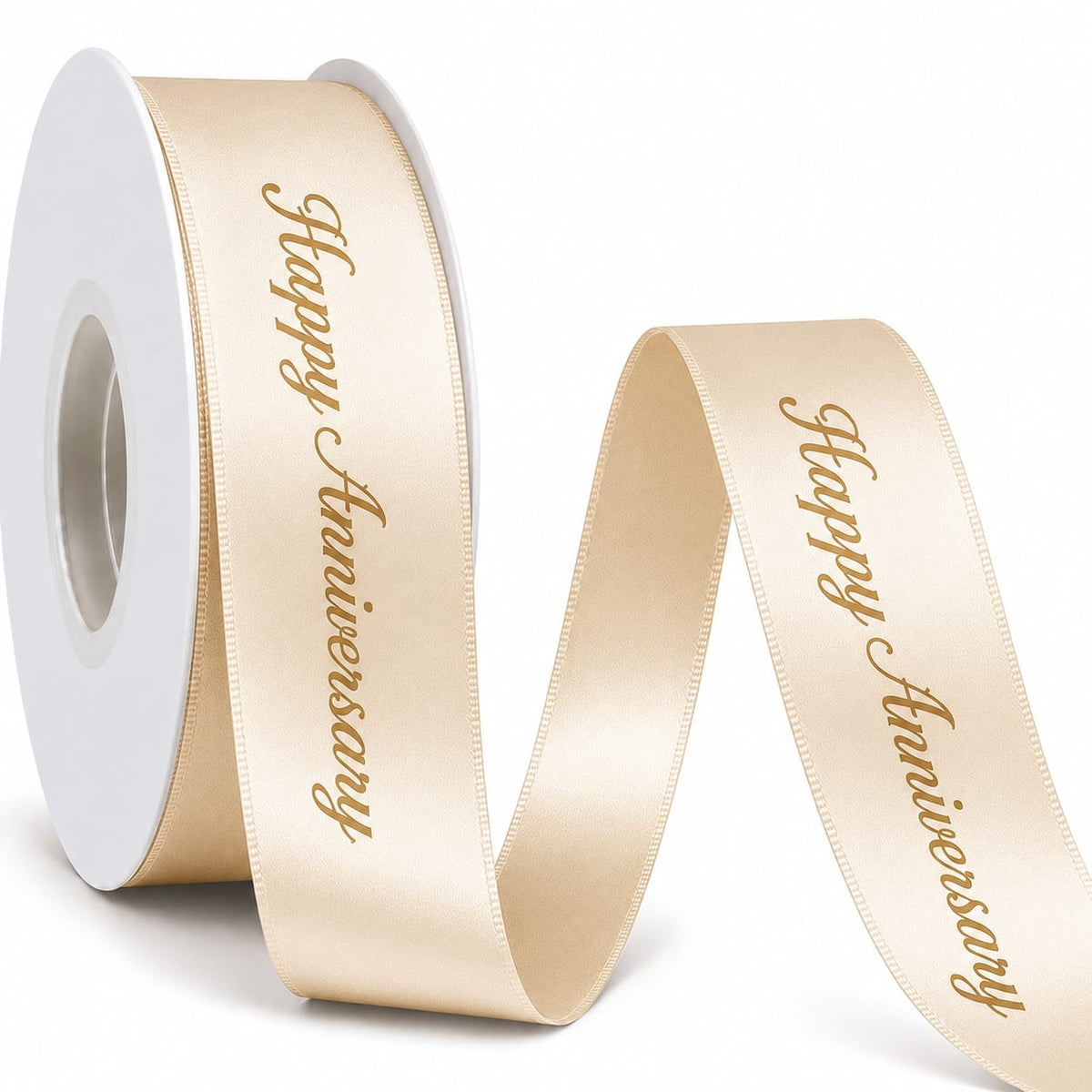 Printed Satin Ribbon ( Happy Anniversary)