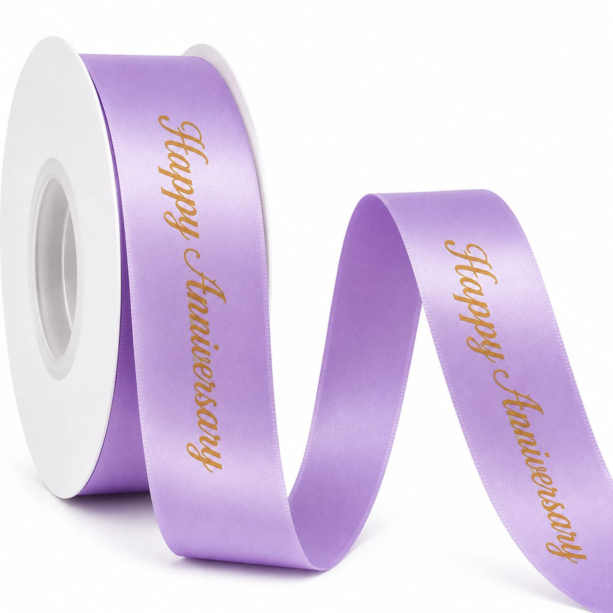 Printed Satin Ribbon ( Happy Anniversary)
