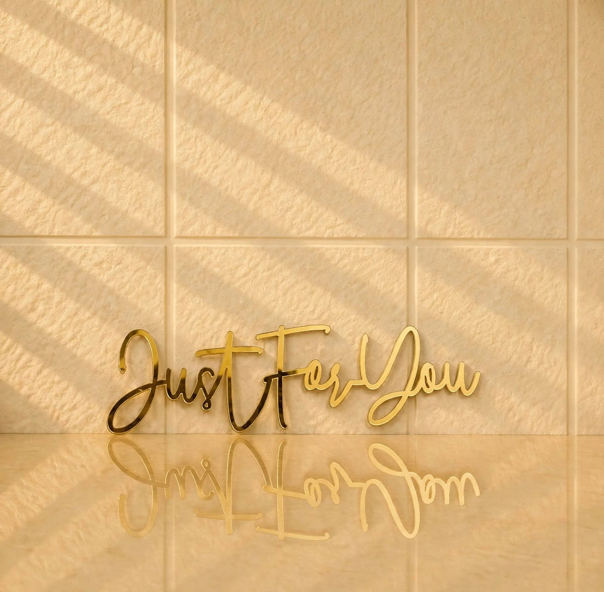 Just For you Acrylic cutout