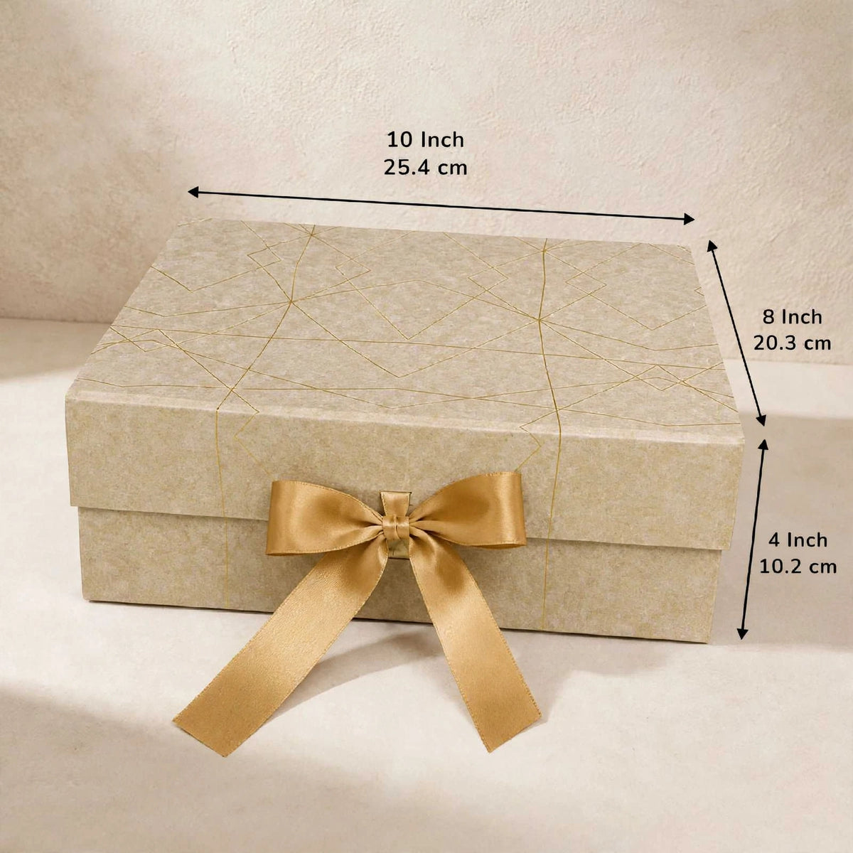 Printed Ribbon Box ( 10 × 8 × 4 )