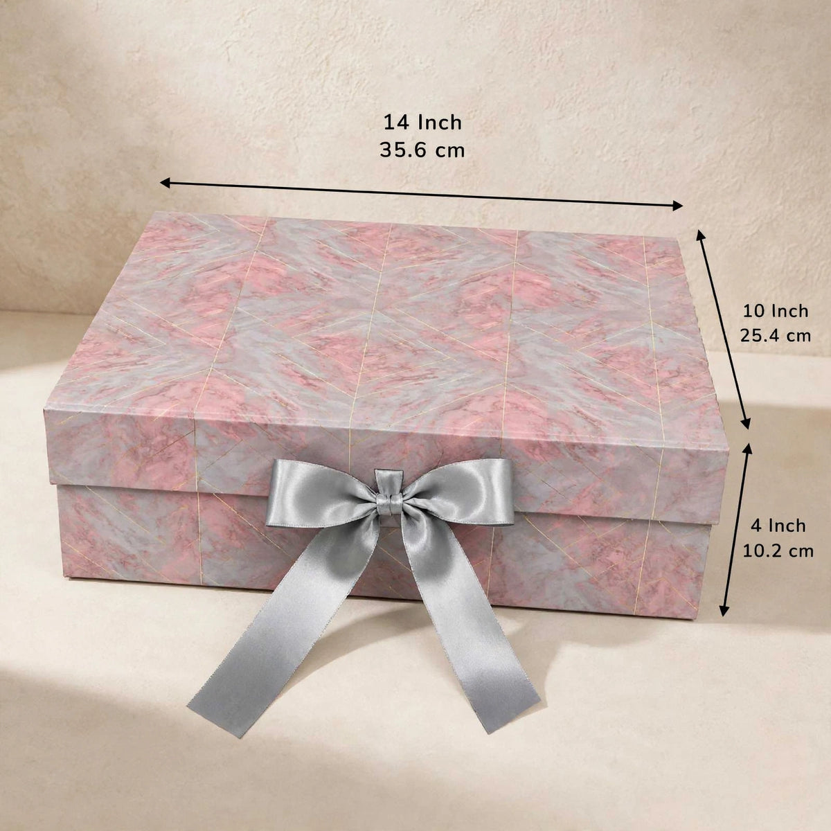 Printed Ribbon Box (14 × 10 × 4 )