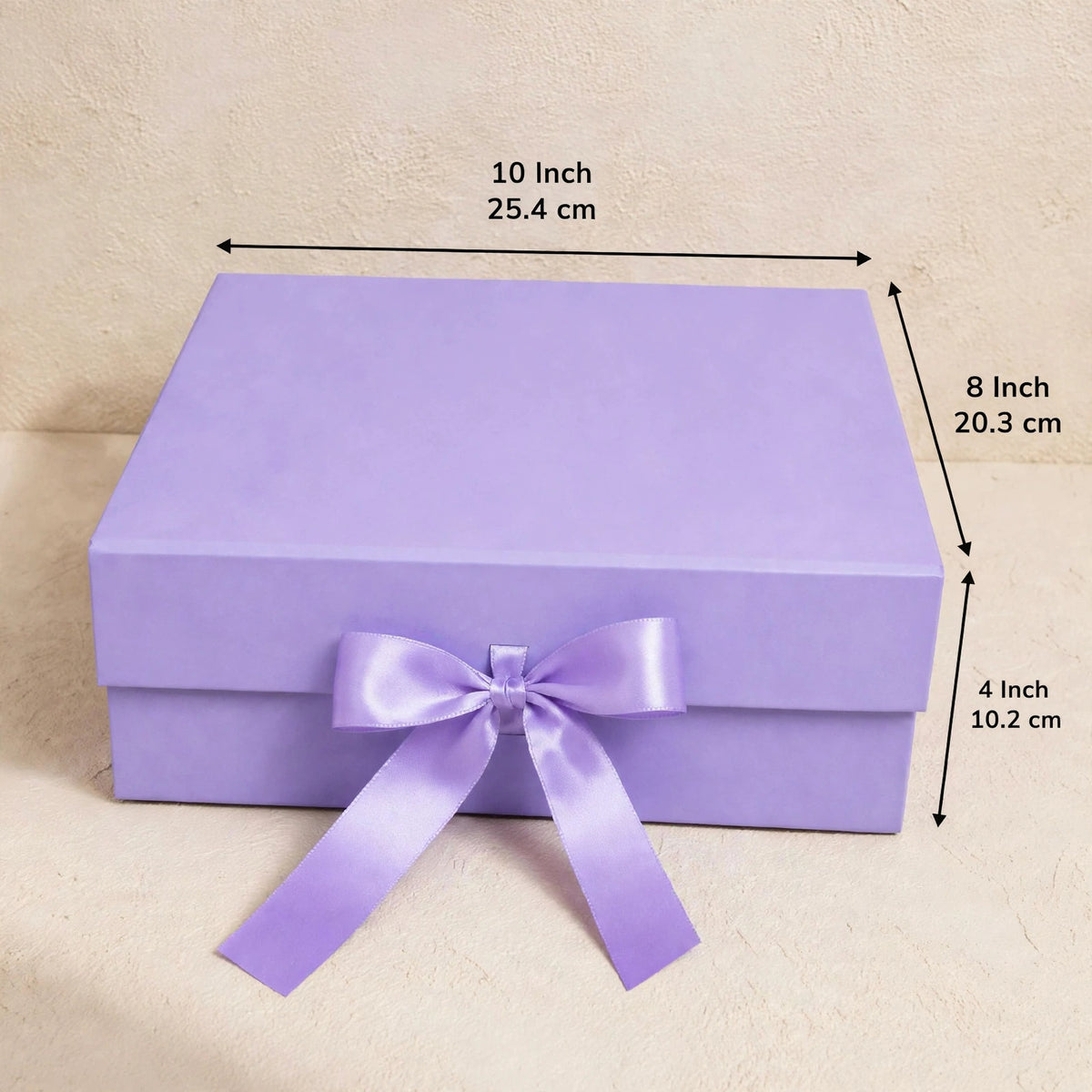 Plain Ribbon Box ( 10 × 8 × 4 )
