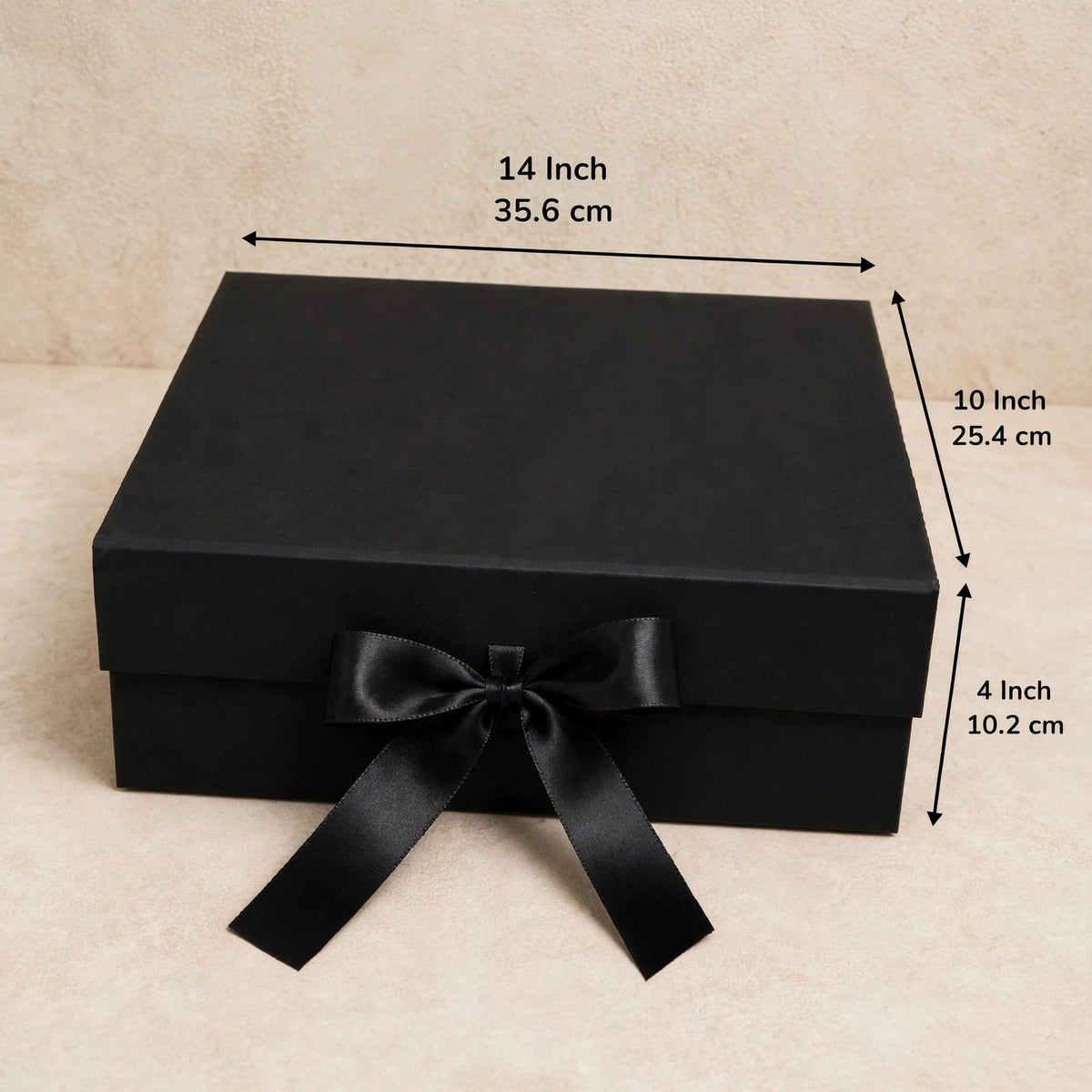 Plain Ribbon Box ( 14 × 10 × 4 ) A4