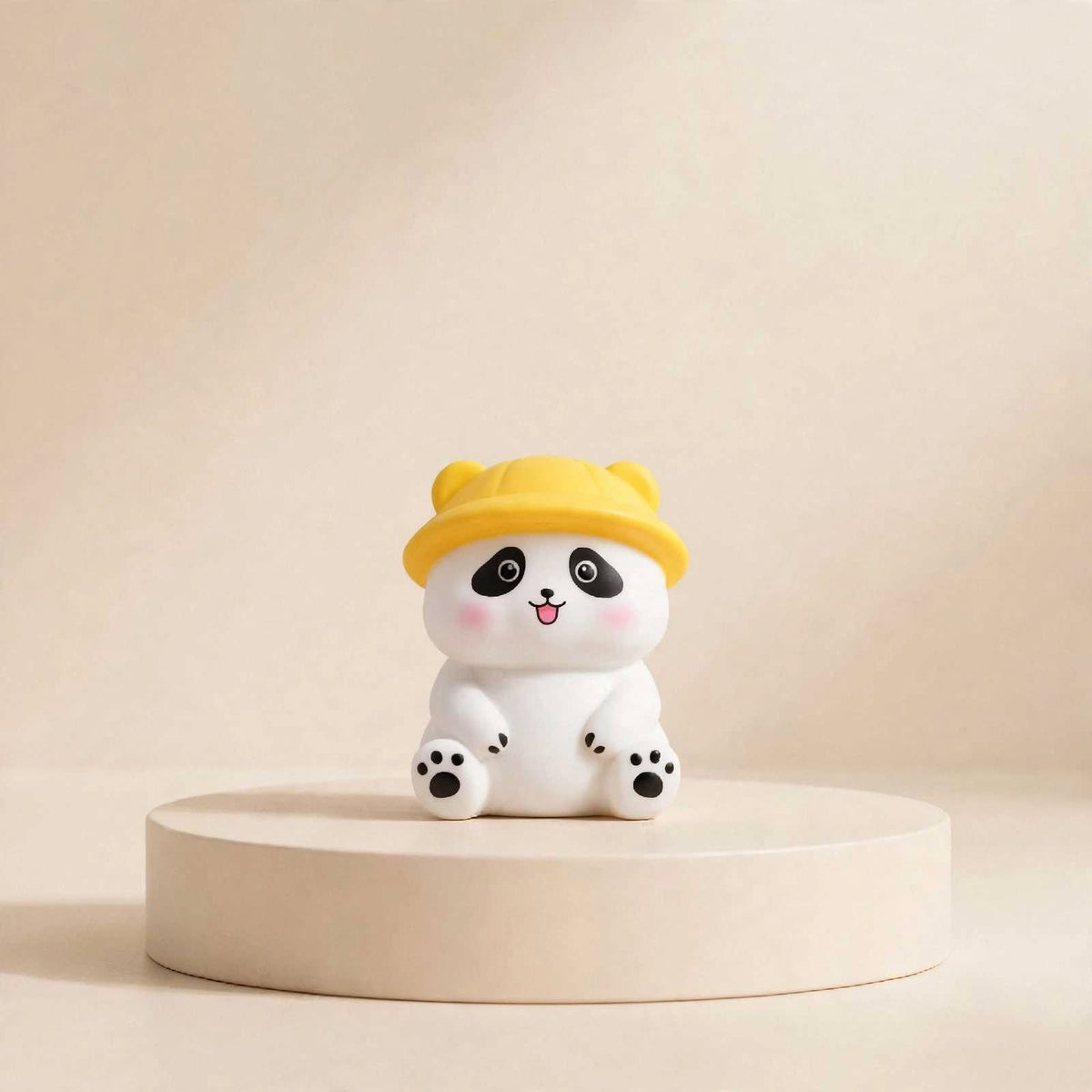 Mini Toys ( panda with yellow hat )