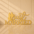 Just Married Acrylic Cutout