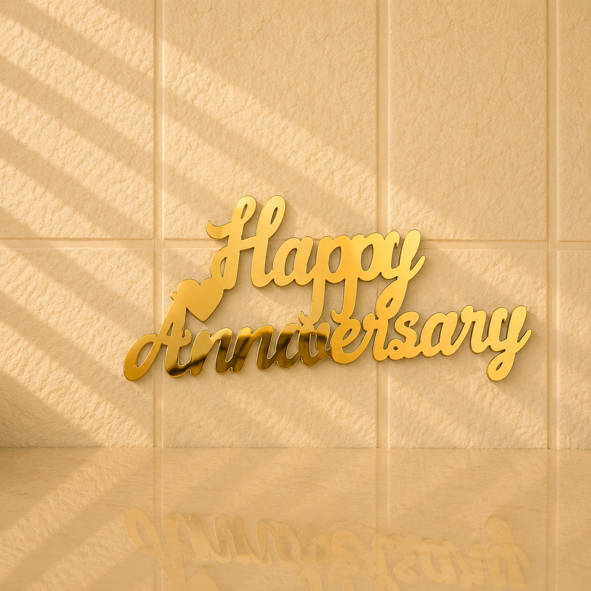 Happy Anniversary Acrylic cutout