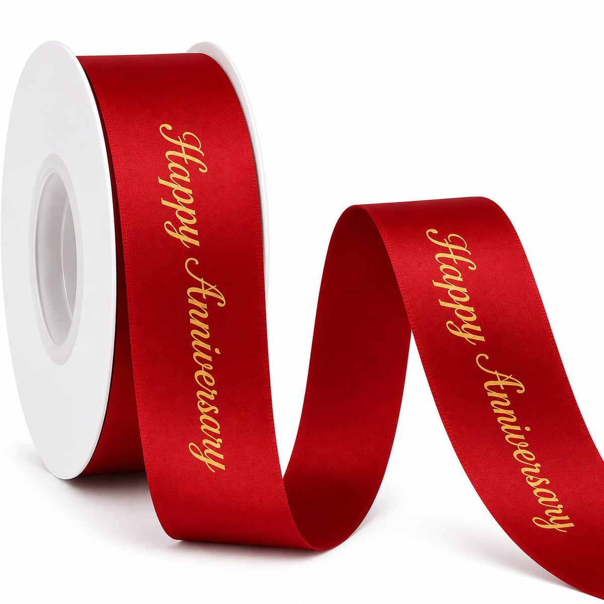 Printed Satin Ribbon ( Happy Anniversary)