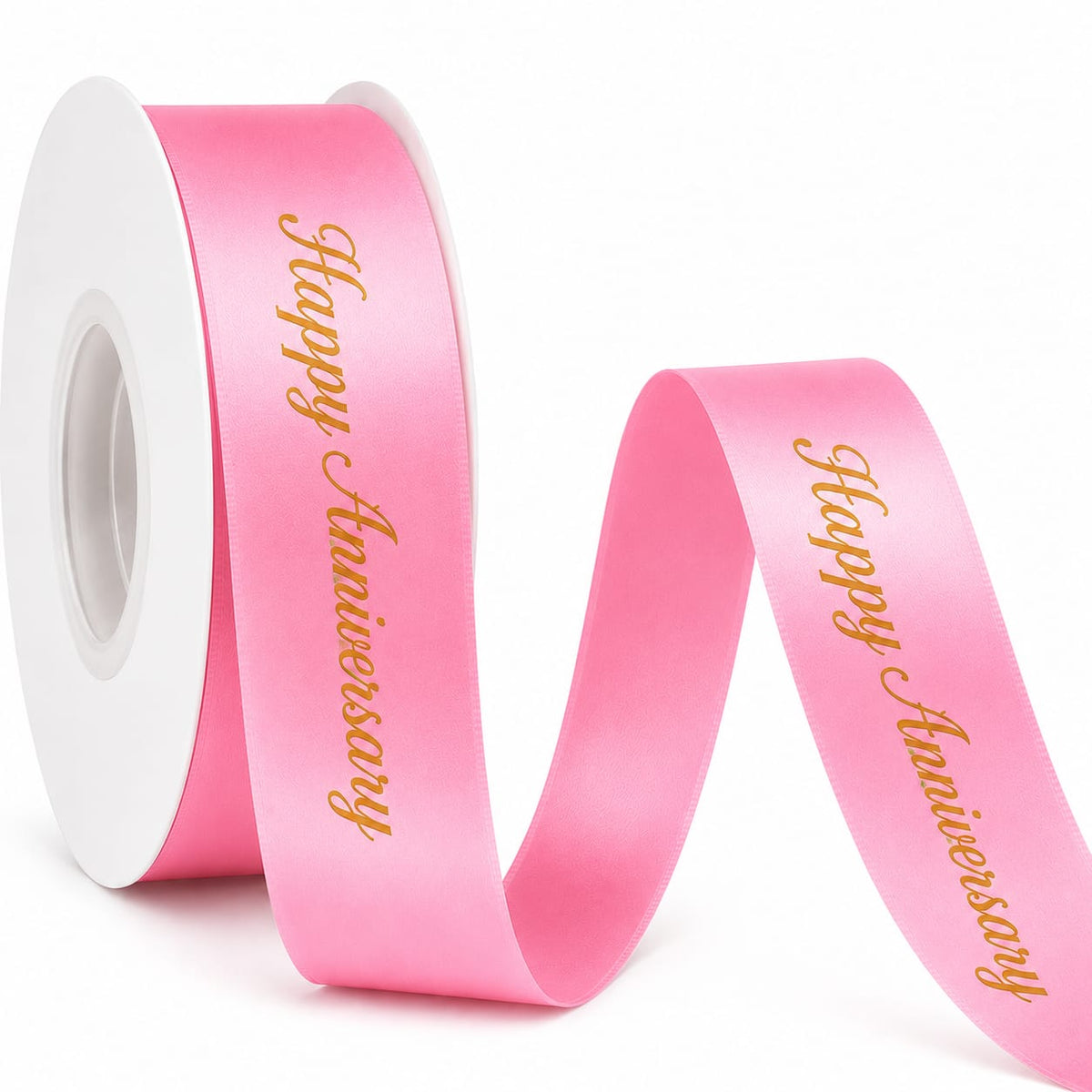 Printed Satin Ribbon ( Happy Anniversary)