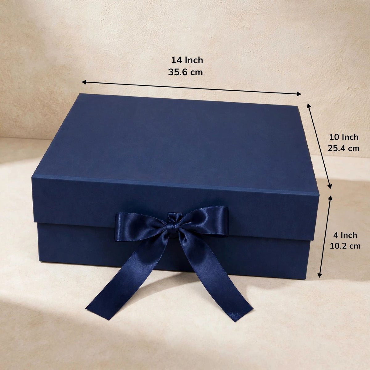 Plain Ribbon Box ( 14 × 10 × 4 ) A4