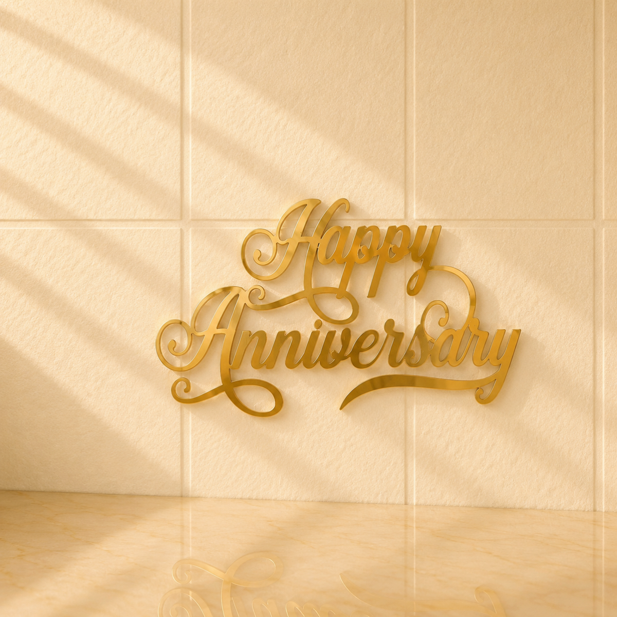 Happy Anniversary Acrylic cutout