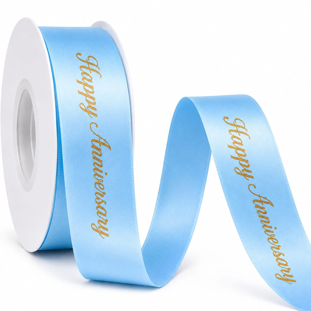 Printed Satin Ribbon ( Happy Anniversary)