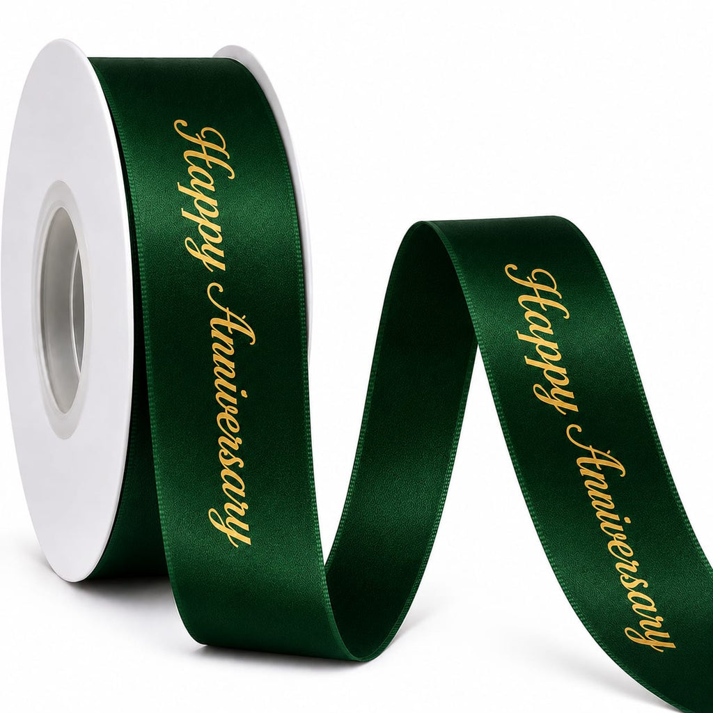 Printed Satin Ribbon ( Happy Anniversary)